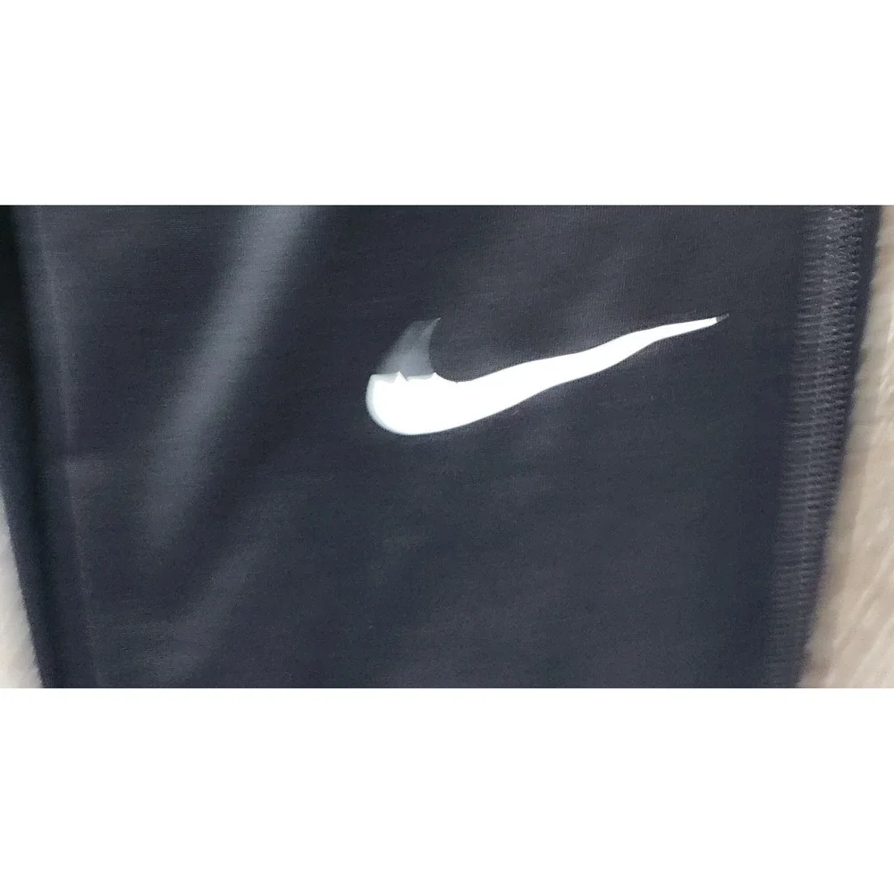 Nike Pro Dri-FIT Mens Black Compression Tights Training Leggings Size M Pockets